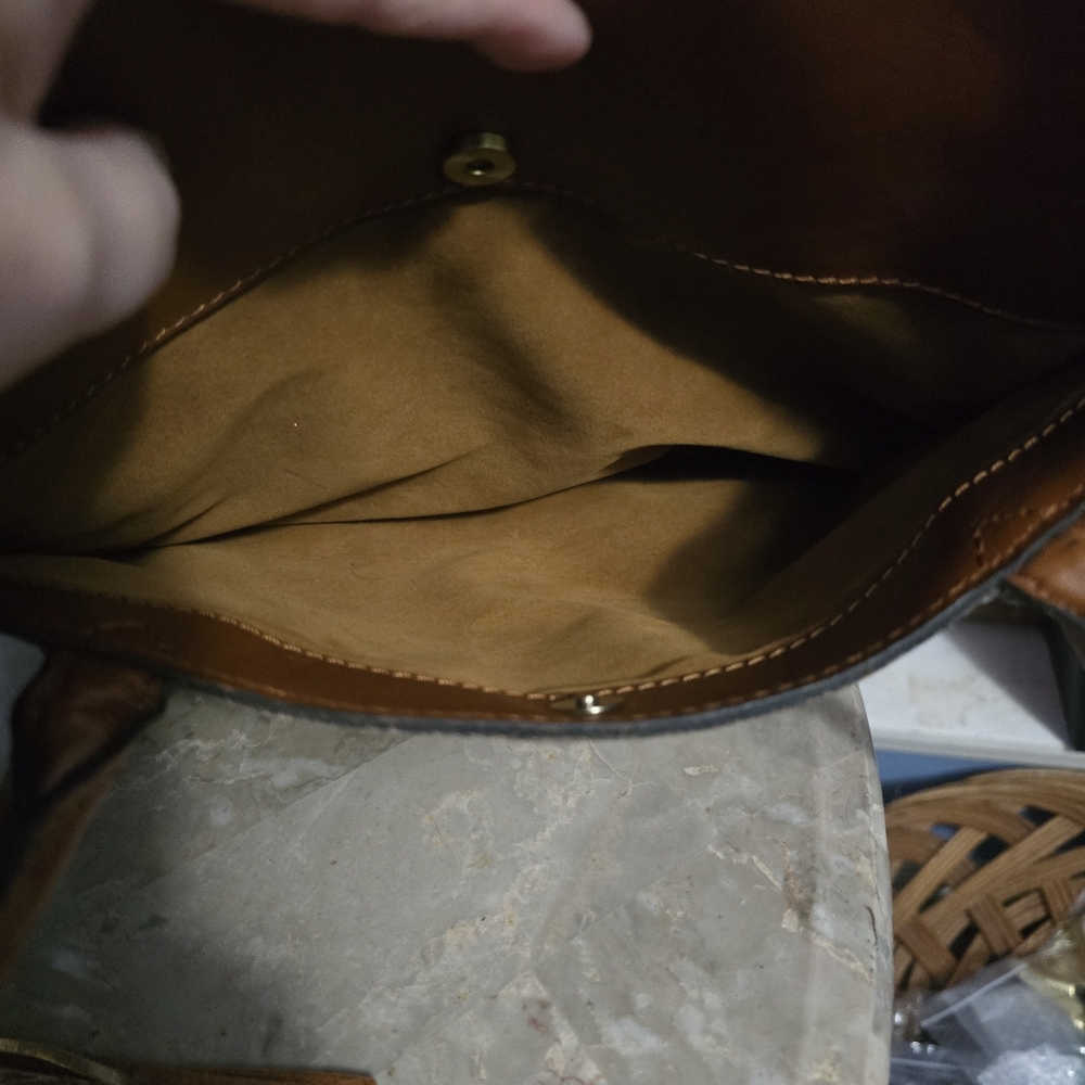 Patricia Nash Vintage Paris French Tapestry Brown & Tan Shoulder Bag - Picture 8 of 16